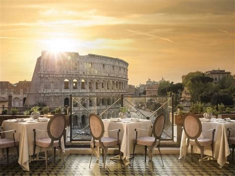 rooftop restaurant rome colosseum